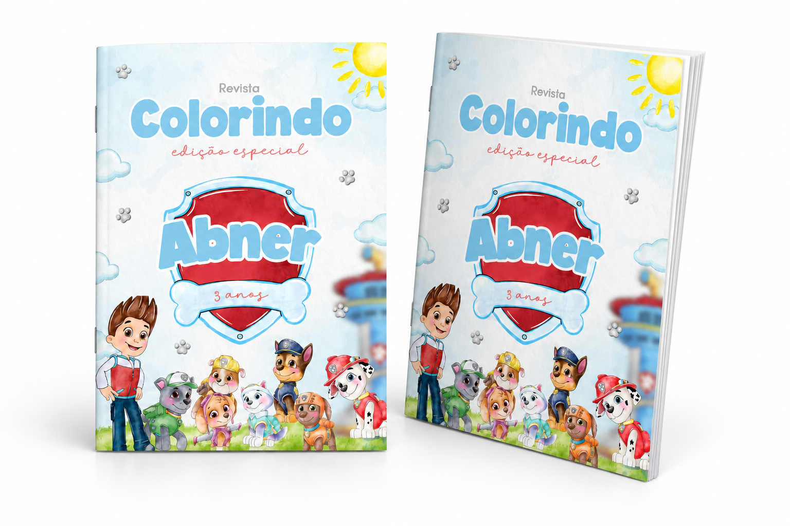 Exemplo de Livrinho de Colorir