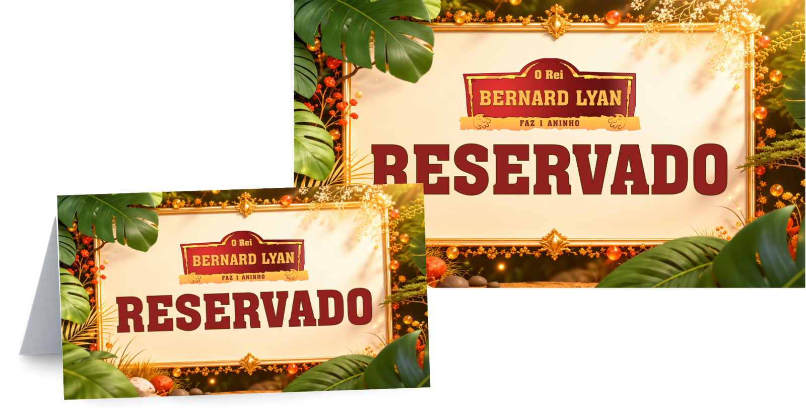 Exemplo de Placa de Reservado