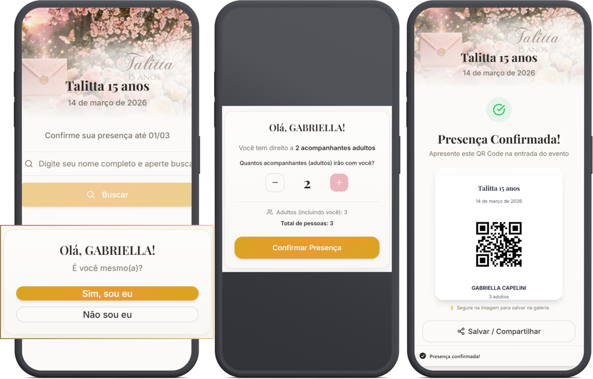 Confirmação de Presença Digital